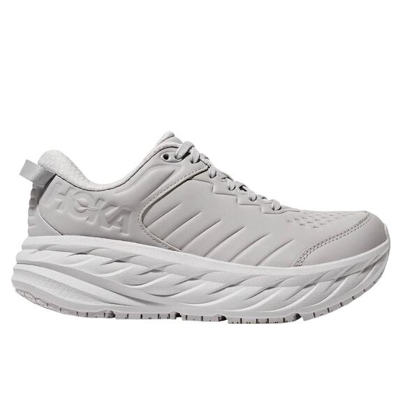 HOKA Men's Bondi SR Athletic Shoes Size 14 EE WIDE Light Grey Road Running NIB - Picture 1 of 13